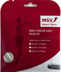 MSV Racordaj tenis "MSV Focus Hex Plus 25 (12 m) - white