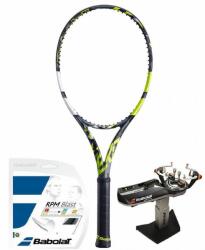 Babolat Rachetă tenis "Babolat Pure Aero - grey/yellow/white + racordaje + servicii racordare