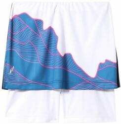 Australian Fustă tenis dame "Australian Ace Skirt With Print In Front - blue cosmo