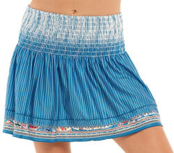 Lucky in Love Fustă tenis dame "Lucky in Love Playing In Paradise Long Dreamin' Smocked Skirt - aegean blue