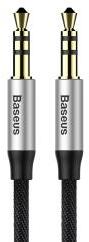 Baseus Yiven M30 audio kábel 1, 5m, ezüst/fekete (CAM30-CS1) (112802)