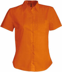Kariban Női blúz Kariban KA548 Judith > Ladies' Short-Sleeved Shirt -M, Orange