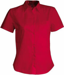 Kariban Női blúz Kariban KA548 Judith > Ladies' Short-Sleeved Shirt -S, Classic Red