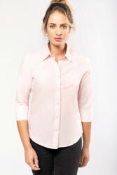 Kariban Női blúz Kariban KA558 Ladies' 3/4 Sleeved Shirt -S, Wine