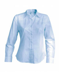 Kariban Női blúz Kariban KA538 Ladies' Long-Sleeved non-Iron Shirt -L, Bright Sky