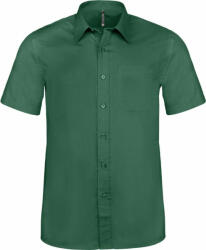 Kariban Férfi ing Kariban KA551 Ace - Short-Sleeved Shirt -2XL, Forest Green