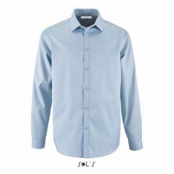 SOL'S Férfi ing SOL'S SO02102 Sol'S Brody Men - Herringbone Shirt -S, Sky Blue