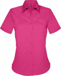 Kariban Női blúz Kariban KA548 Judith > Ladies' Short-Sleeved Shirt -M, Fuchsia