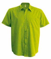 Kariban Férfi ing Kariban KA551 Ace - Short-Sleeved Shirt -5XL, Burnt Lime