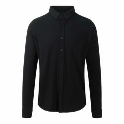 So Denim Férfi ing So Denim SD042 Oscar Knitted Shirt -S, Black