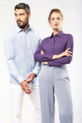 Kariban Női blúz Kariban KA549 Jessica > Ladies' Long-Sleeved Shirt -XS, Cobalt Blue