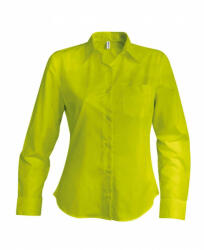 Kariban Női blúz Kariban KA549 Jessica > Ladies' Long-Sleeved Shirt -L, Burnt Lime