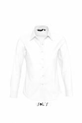 SOL'S Női blúz SOL'S SO16020 Sol'S Embassy - Long Sleeve Oxford Women'S Shirt -XL, White