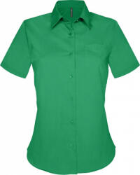 Kariban Női blúz Kariban KA548 Judith > Ladies' Short-Sleeved Shirt -S, Kelly Green