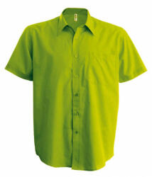 Kariban Férfi ing Kariban KA551 Ace - Short-Sleeved Shirt -M, Burnt Lime