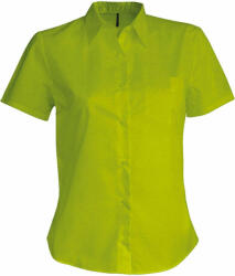 Kariban Női blúz Kariban KA548 Judith > Ladies' Short-Sleeved Shirt -3XL, Burnt Lime