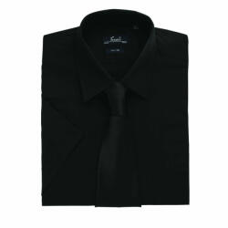 Premier Férfi ing Premier PR202 Men'S Short Sleeve poplin Shirt -S, Black