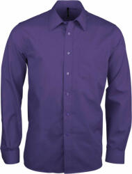 Kariban Férfi ing Kariban KA545 Jofrey > Long-Sleeved Shirt -5XL, Purple