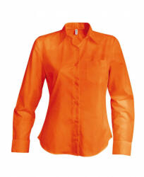 Kariban Női blúz Kariban KA549 Jessica > Ladies' Long-Sleeved Shirt -M, Orange