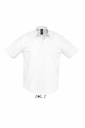 SOL'S Férfi ing SOL'S SO16010 Sol'S Brisbane - Short Sleeve Oxford Men'S Shirt -L, White