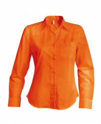 Kariban Női blúz Kariban KA549 Jessica > Ladies' Long-Sleeved Shirt -L, Orange