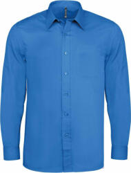 Kariban Férfi ing Kariban KA545 Jofrey > Long-Sleeved Shirt -S, Light Royal Blue