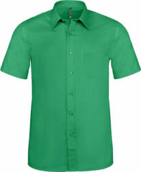 Kariban Férfi ing Kariban KA551 Ace - Short-Sleeved Shirt -3XL, Kelly Green
