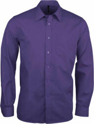 Kariban Férfi ing Kariban KA545 Jofrey > Long-Sleeved Shirt -6XL, Purple