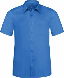 Kariban Férfi ing Kariban KA551 Ace - Short-Sleeved Shirt -S, Light Royal Blue