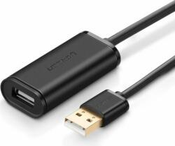UGREEN US121 USB-A apa - USB-A anya 2.0 Aktív Hosszabbító kábel - Fekete (15m) (10323)