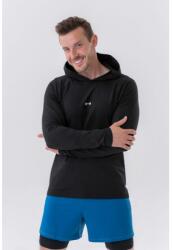 NEBBIA Tricou pentru bărbați Long-Sleeve Hoodie Black XL