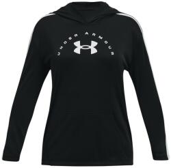 Under Armour Gyerek sportos félcipzáras pulcsi Under Armour TECH GRAPHIC LS HOODIE K fekete 1369896-001 - YXS