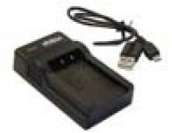 Panasonic DMW-BCF10E stb. kompatibilis micro USB akkumulátor töltő