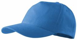 MALFINI Șapcă 5P - Albastru azur | uni (3071400)