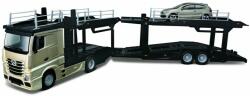 Bburago Tir Mercedes Benz Actros Trailer Multicar Carrier + VW Polo GTI 2016 Bburago1/43 (16772)