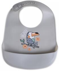 Cangaroo Силиконов лигавник Cangaroo - Rooibos, сив (108727) - baby