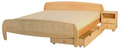 Quality Beds Luca egyszemélyes pácolt fenyő ágy 80x200cm