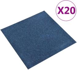vidaXL Plăci de pardoseală, 20 buc. , albastru închis, 50 x 50 cm, 5 m2 (147315)