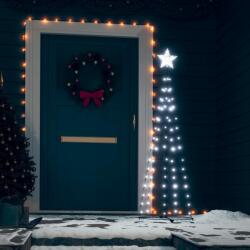 vidaXL Brad de Crăciun conic, 70 LED-uri, alb rece, 50x120 cm (328689)