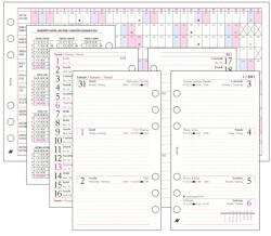 SATURNUS Kalendart Saturnus M311/F heti beosztású gyűrűs betétlap csomag (25SM311-FEH) - bestbyte