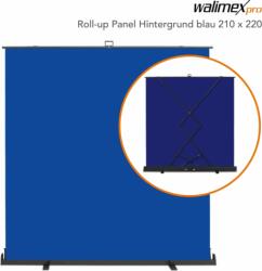 Walimex pro Roll-up 210x220cm Fotós háttér - Kék (23213)