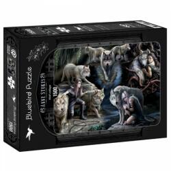 Bluebird Puzzle 1500 db-os puzzle - Anne Stokes Collection - Wolf Collage (90037) (90037)