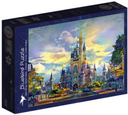 Bluebird Puzzle 1000 db-os puzzle - Disney World Castle - Orlando- Floride- USA (90290)