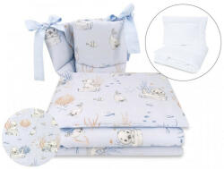  Baby Shop 5 részes babaágynemű - kék fóka