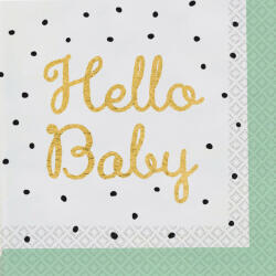  Hello Baby szalvéta 16 db-os 33*33 cm (DPA9913152)