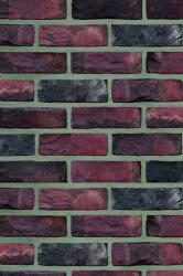  IZERA - caramida klinker manuala, plina, burgundiu, 208x98x64 mm (IZERA)