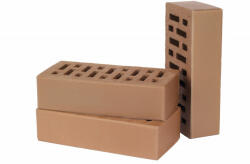 Lode RUDIS - caramida klinker cu goluri, maro deschis, 250x120x65 mm (11.211100L)
