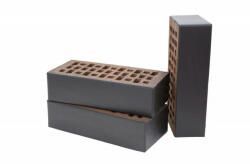 Lode CARBON - caramida klinker perforata, negru, 250x120x65 mm (CARBON)