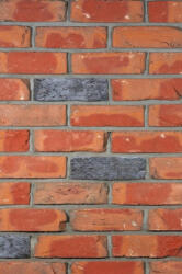  LAUDA - caramida klinker manuala, plina, rosu metalic, 208x98x64 mm (LAUDA)