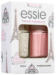 essie French Manicure set cadou Lac de unghii 13, 5 ml + lac de unghii 13, 5 ml Mademoiselle pentru femei Blanc